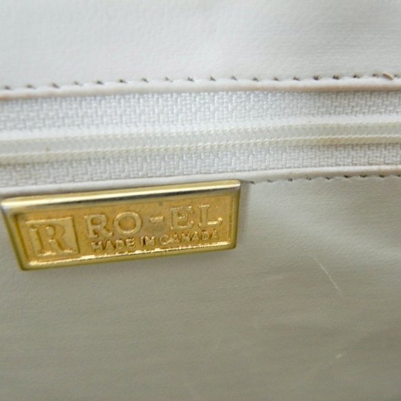 Vintage Faux Snakeskin Purse | RO-EL Canada Handbag | 1970s Fashion - Picture 6 of 10